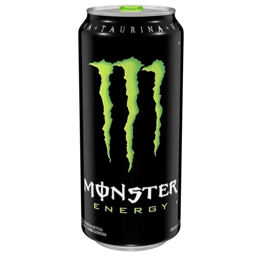 Energizante monster 473ml x6 Negro