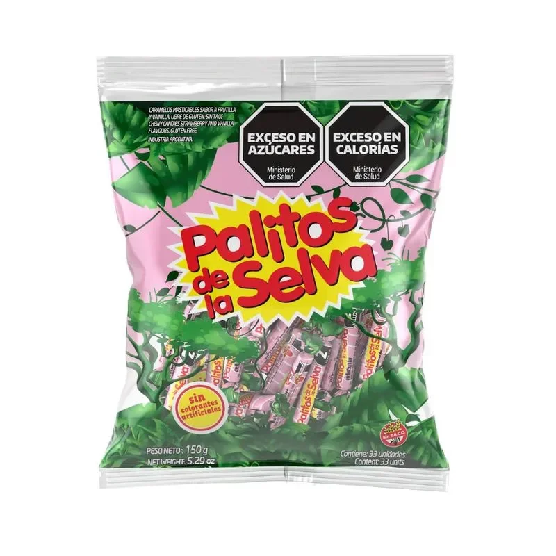 caramelo palitos de la selva