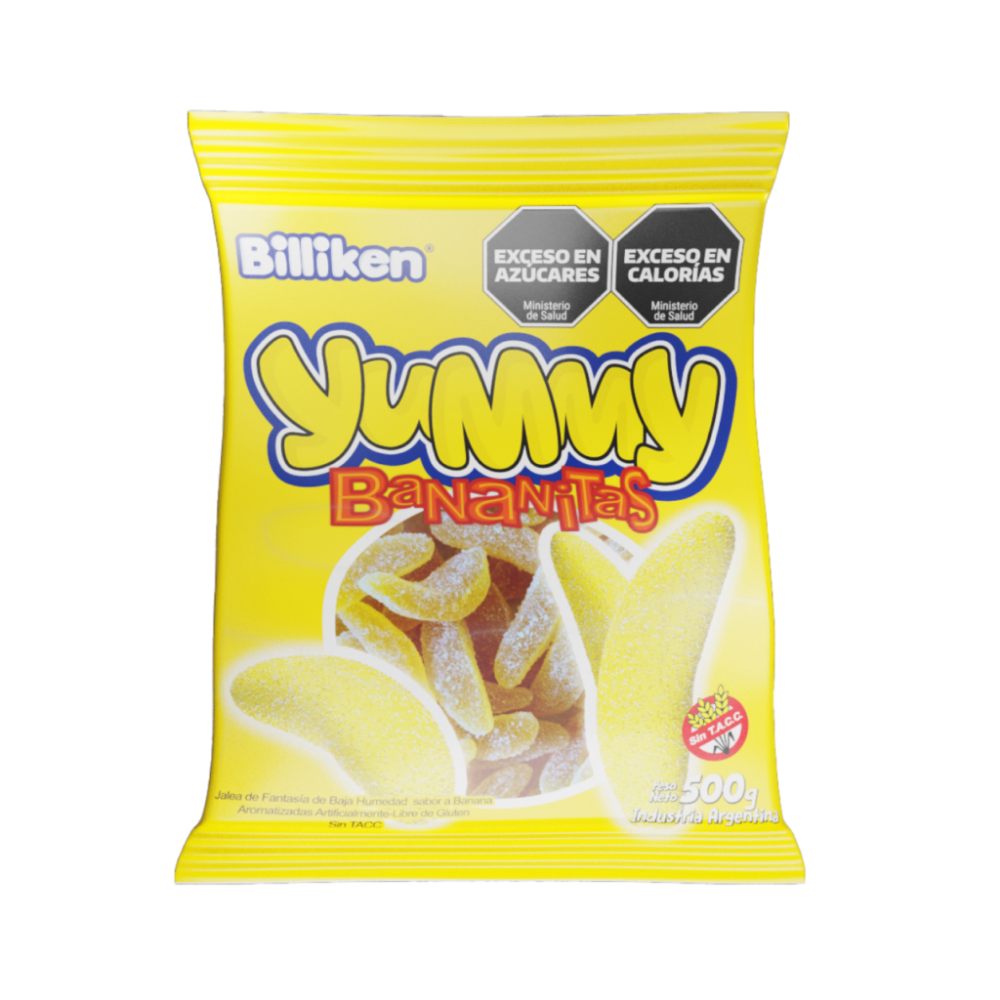 Gomitas yummy 500gr bananas