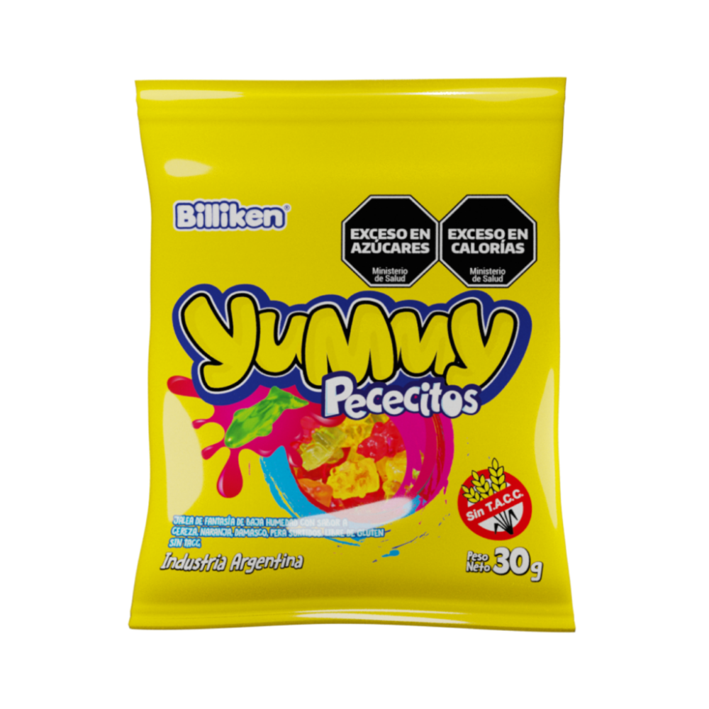 gomitas yummy 30gr x12 pecesitos