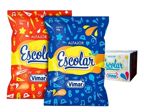 Alfajor escolar surtido x60