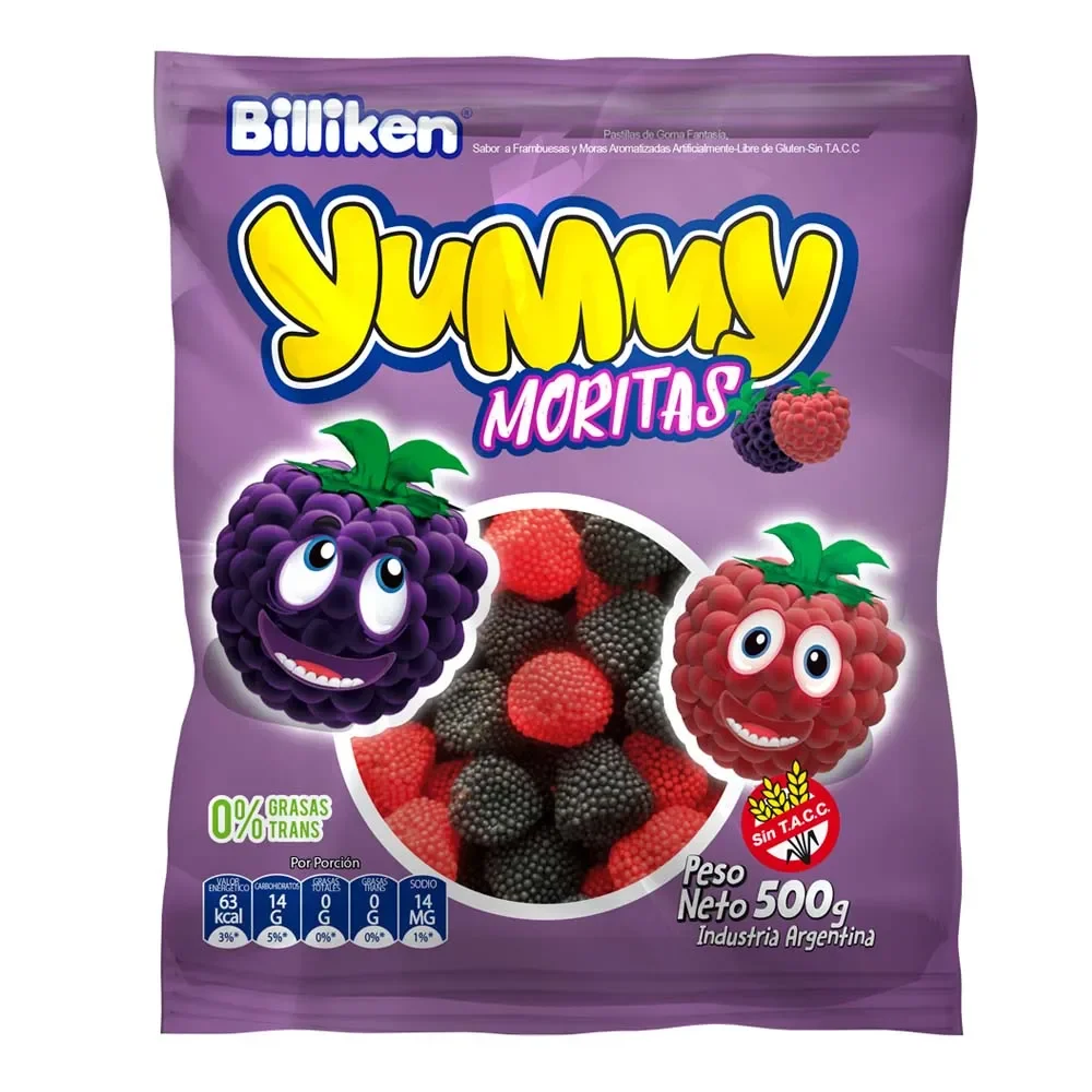 Gomitas yummy 500gr moritas