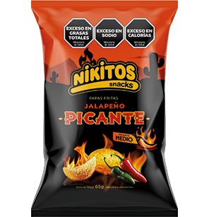 Snack Nikito 65gr papa jalapeño