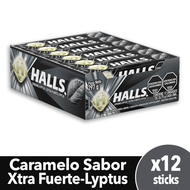 Caramelo halls negro