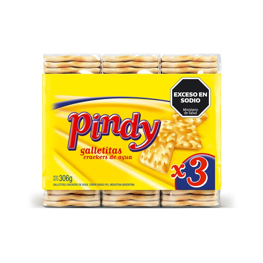 Galletitas pindy tripack