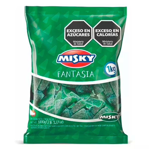 gomitas misky menta 1kg