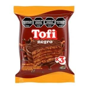 alfajor triple tofi negro