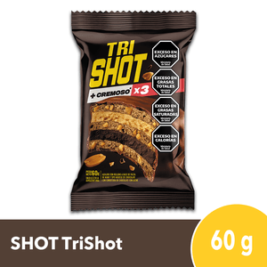 Alfajor triple trishot negro
