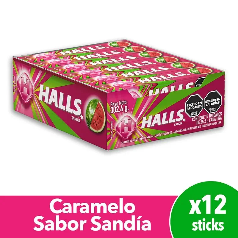 Caramelo halls sandia