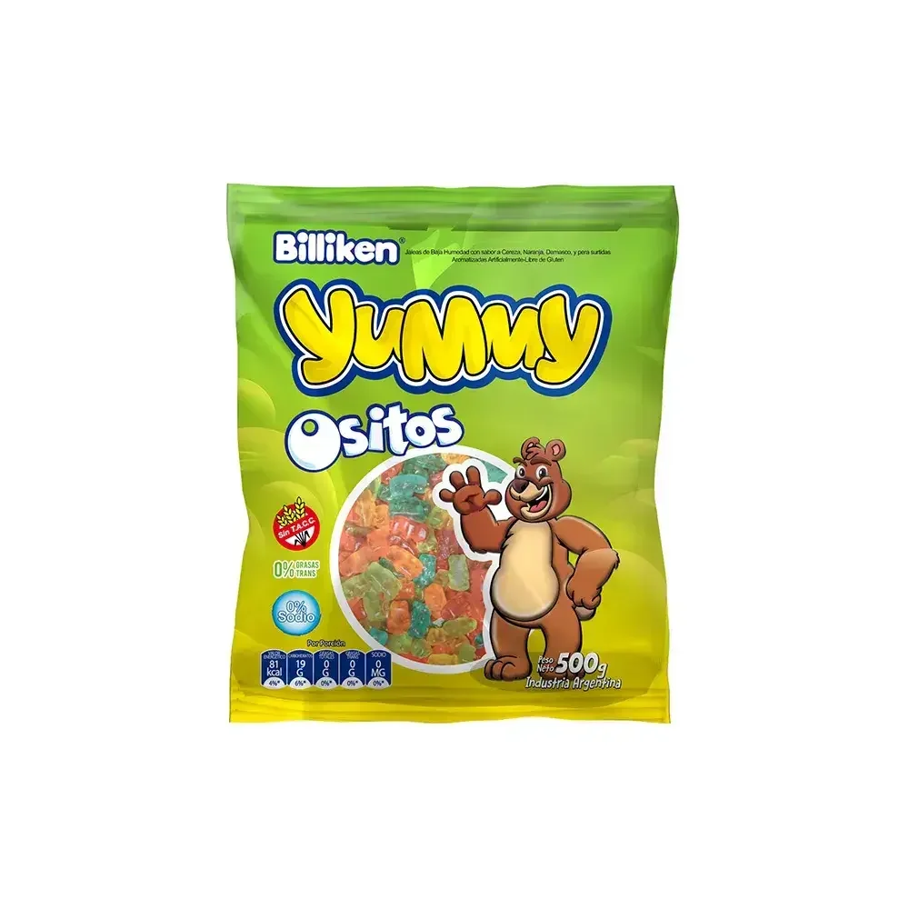 Gomitas yummy 500gr ositos