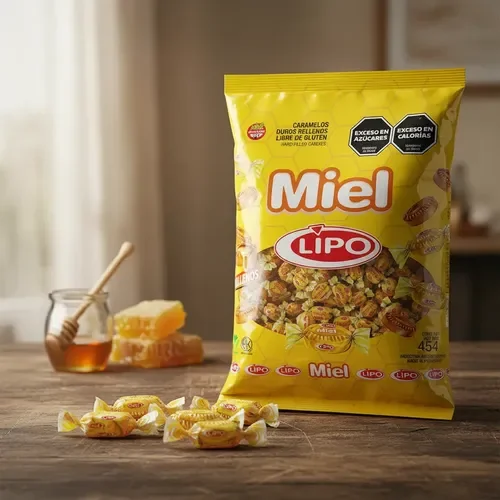 Caramelo lipo miel