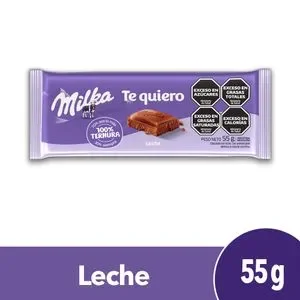 Chocolate milka macizo leche 55gr