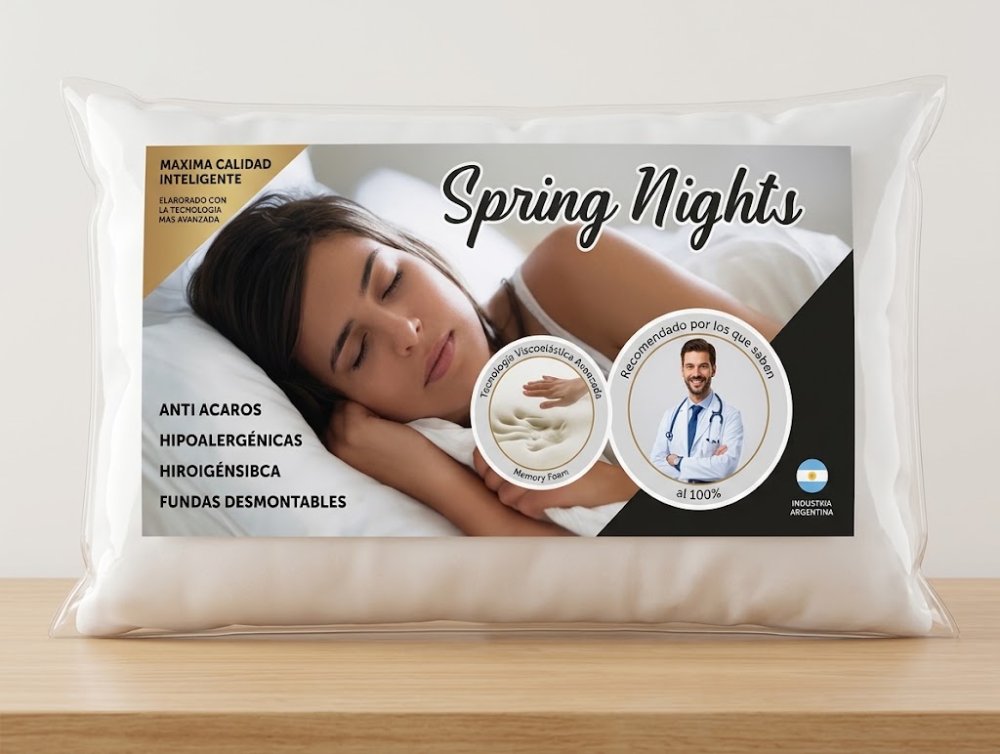 Almohada Inteligente Viscoelástica Spring Nights