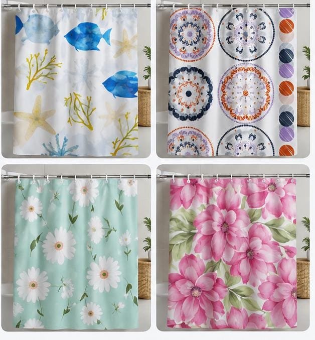 CORTINAS DE BAÑO DE TEFLON