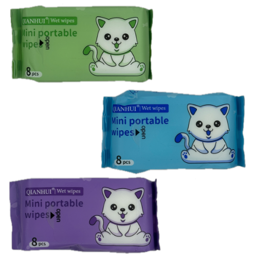 Mini Toallitas Húmedas - Gatitos