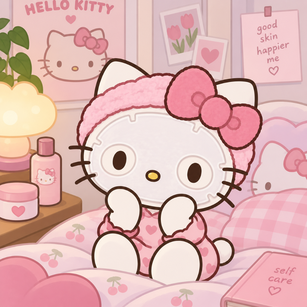 Hello Kitty - Mascarilla Facial