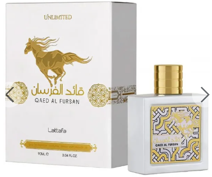 Perfume Femenino Lattafa Qaed Al Fursan Unlimited EDP 90 ml