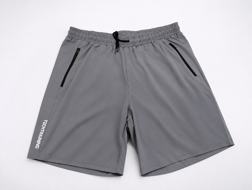 Pantaloneta Deportiva Tech Training Gris Claro