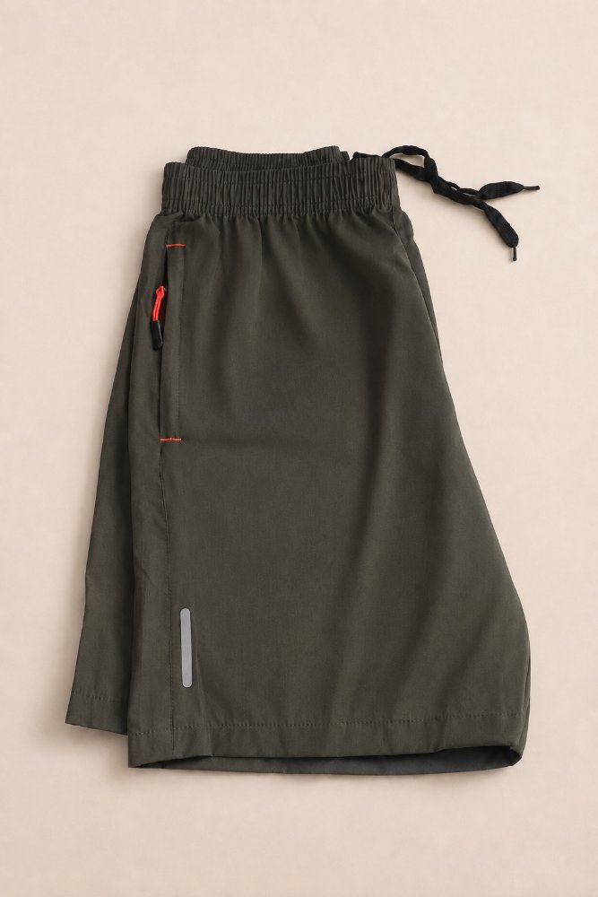 Pantaloneta Deportiva Aqua- Verde Militar