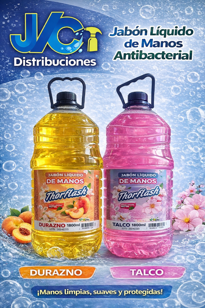 JABON LIQUIDO MANOS THOR FLASH x 3.800 ML