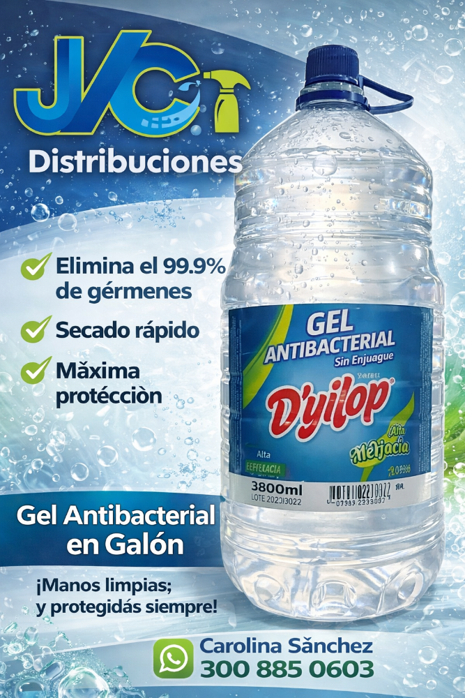 GEL ANTIBACTERIAL x 3.800 ML