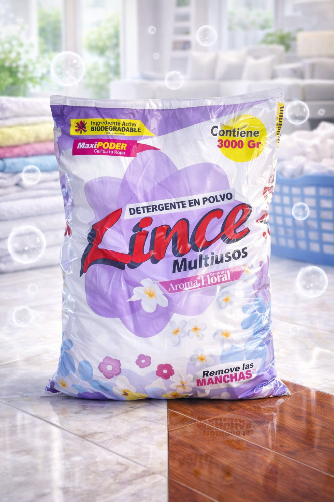 DETERGENTE EN POLVO LINCE X 3 KILOS