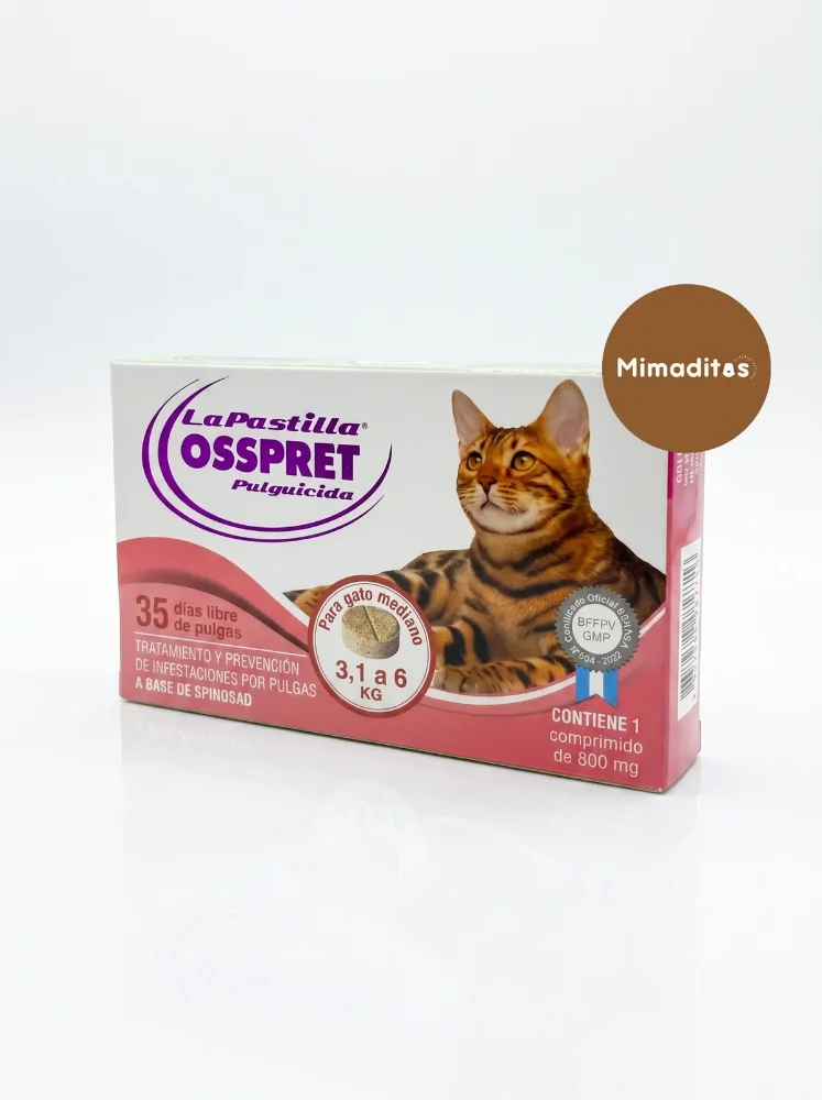 La Pastilla (Osspret) Gatos 3 a 6 kg