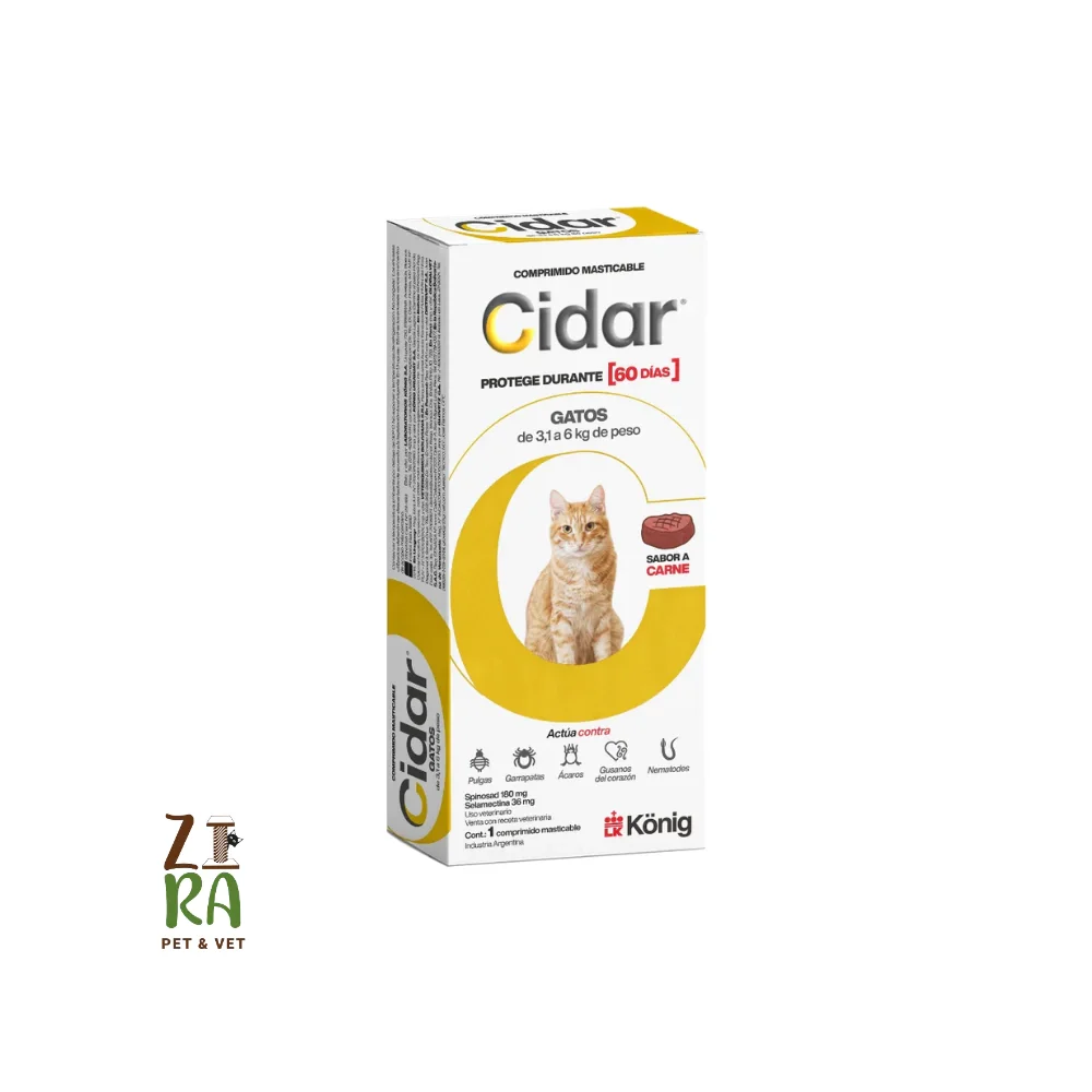 Cidar gatos (3 a 6kg)