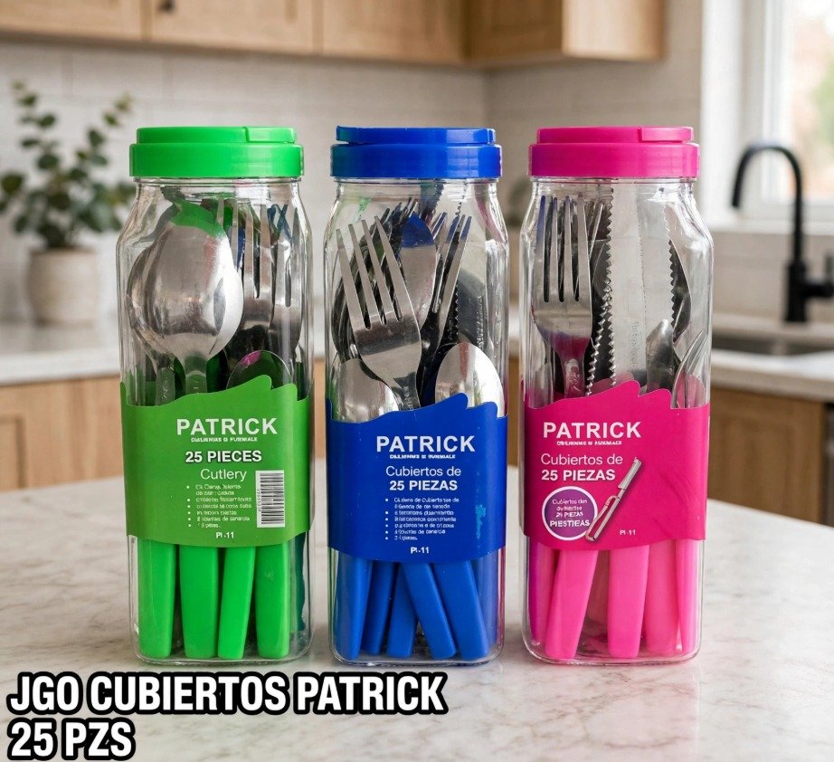 JGO CUBIERTOS PATRICK 25PZS