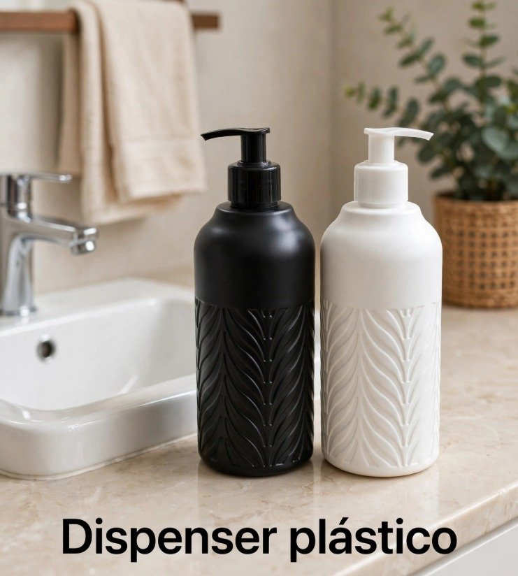 DISPENSER JABÓN LÍQUIDO PLASTICO