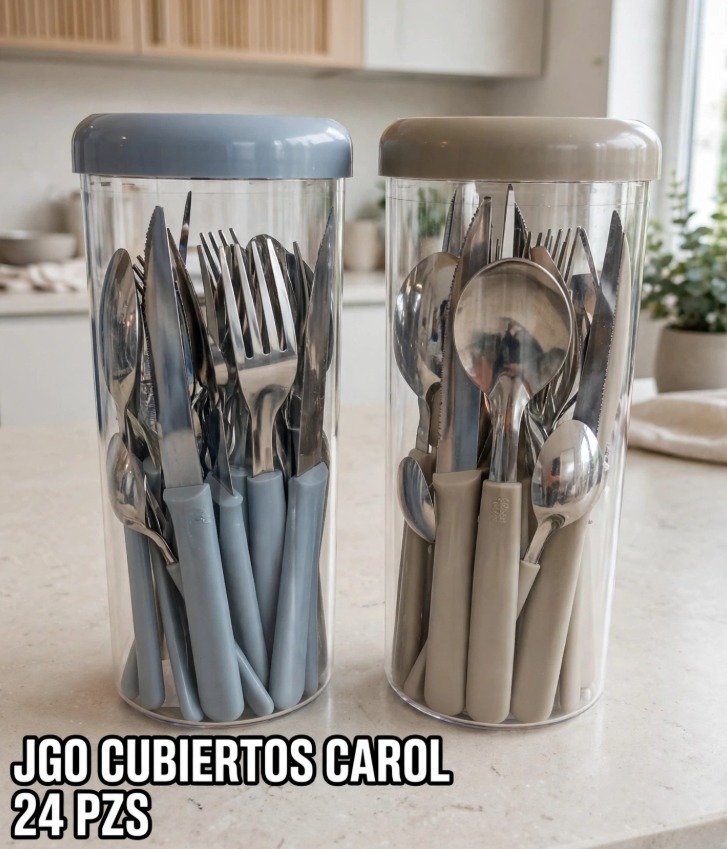 JGO CUBIERTOS CAROL 24 PZS