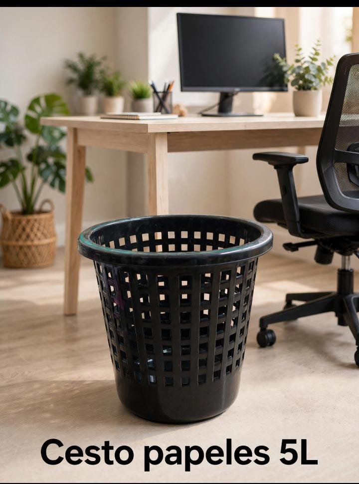 CESTO PAPELES ESCRITORIO 5L