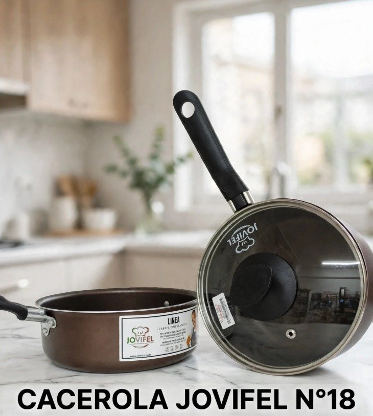 CACEROLA JOVIFEL Nº18 BAJA ANTIADHERENTE