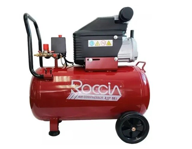COMPRESOR DE AIRE 24L 2HP 100% COBRE FL-24 MARCA ROCCIA