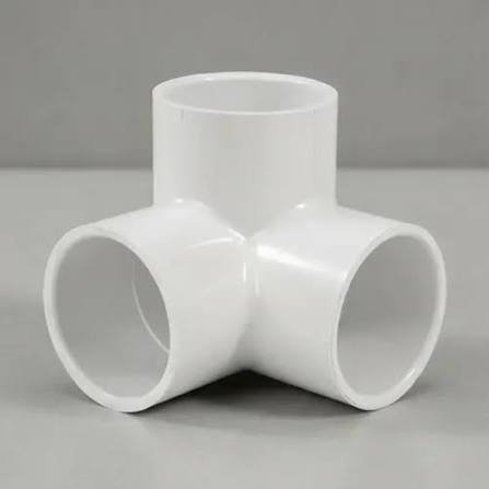Codo 3 vías de 1/2 PVC