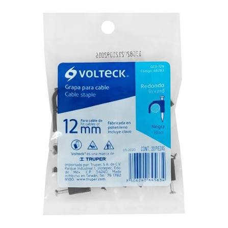 Grapa para cable 12mm Bolsa