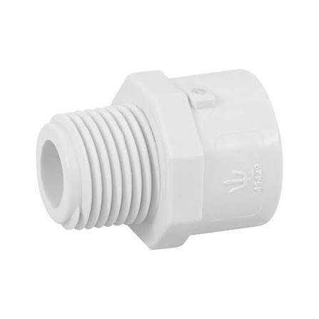 Conector macho 1" pvc