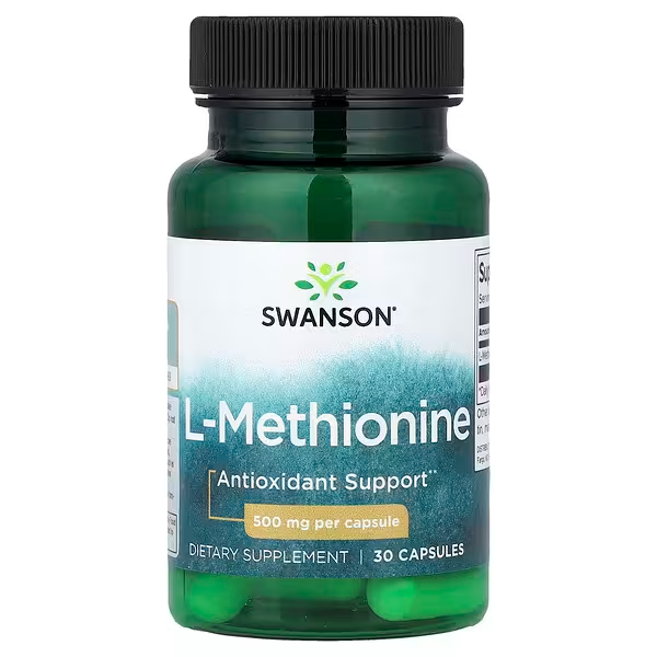 L metionina 500 mg 30 capsulas