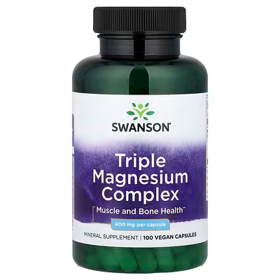 Triple magnesio 400 mg 100 capsulas