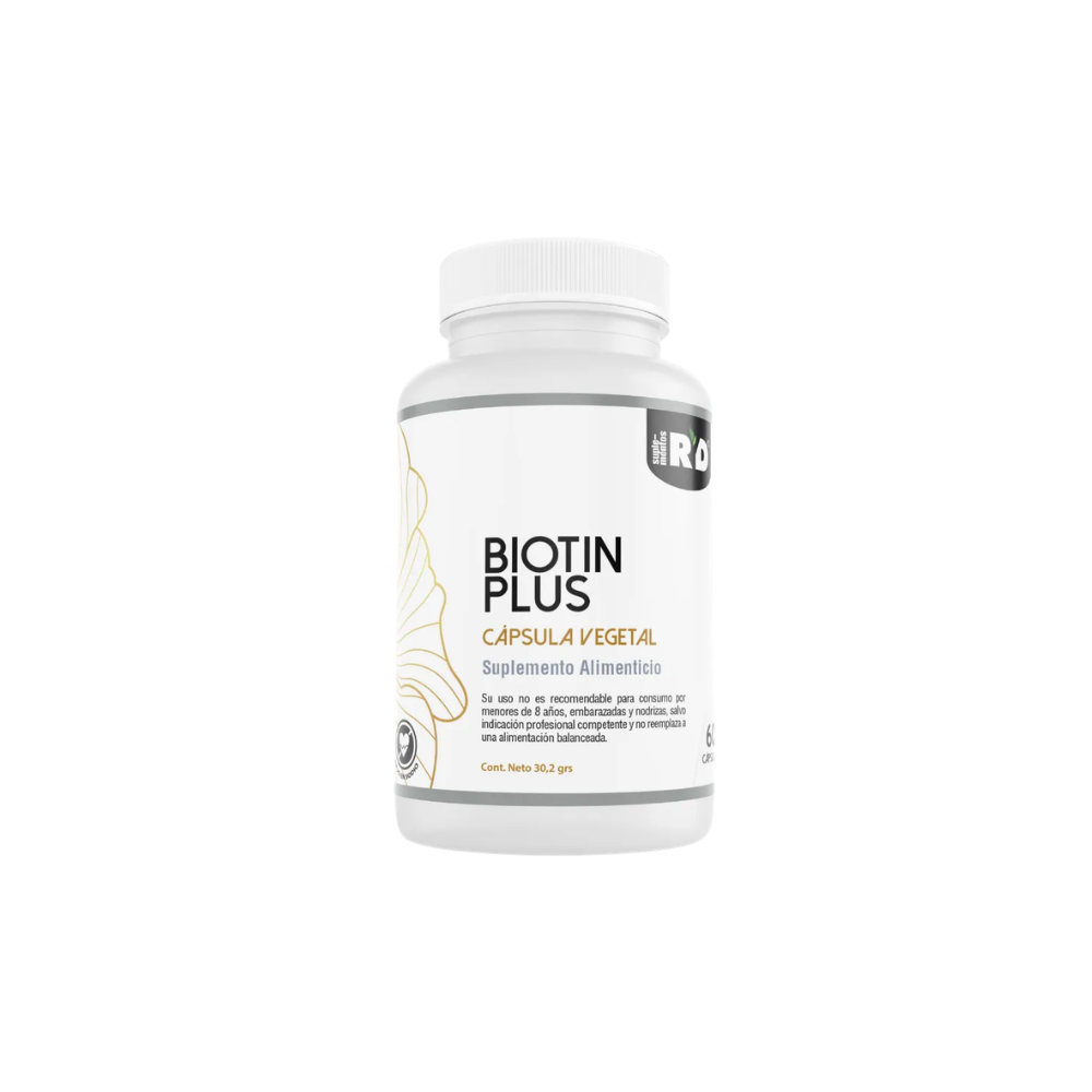 Biotin Plus (Biotina más vitaminas) 60 Cápsulas vegetales RYD