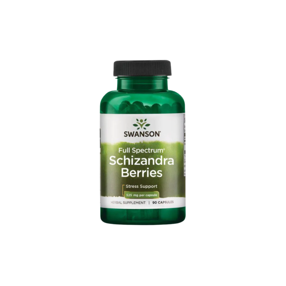 Schizandra berries 90 cápsulas 525mg Swanson
