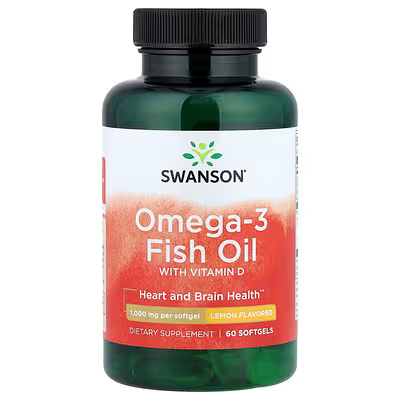 Omega 3 fish oil con vitamina d 1000 mg 60 softgel