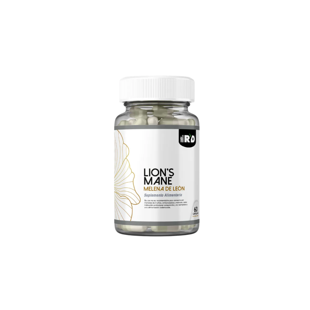 Melena de león 300 mg + B12 60 cápsulas RyD Certificadas