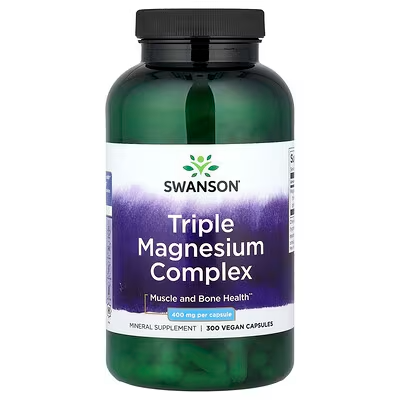 Triple magnesio 400 mg 300 capsulas