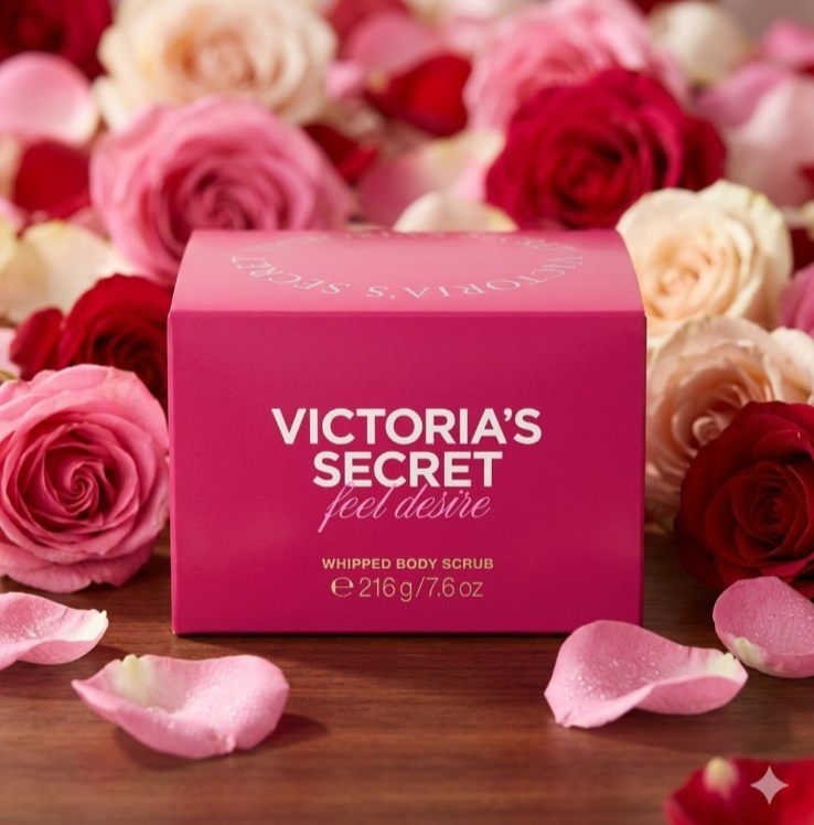 VICTORIAS SECRETS FEEL DESIRE WHIPPED BODY SCRUB