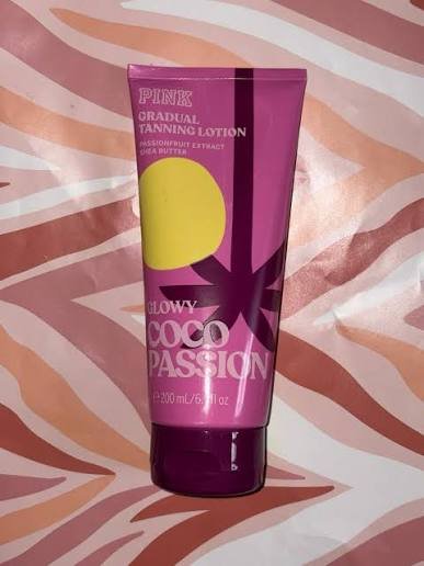 PINK GRADUAL TANNING LOTION GLOWY COCO PASSION