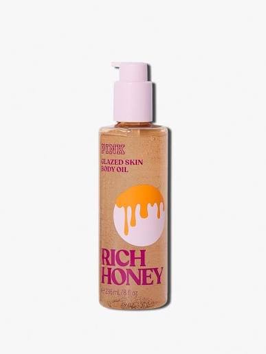 PINK GLAZED SKIN BODY OIL RICH HONEY