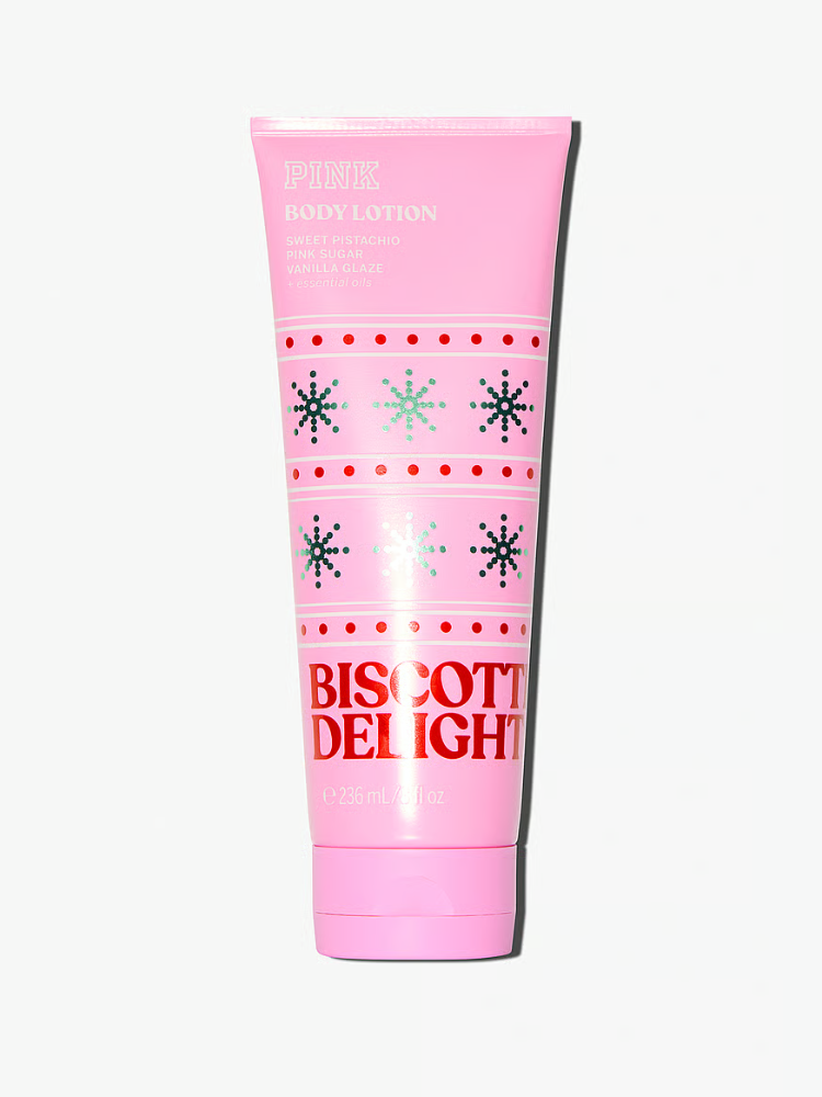 PINK BODY LOTION  BISCOTTI DELIGHT