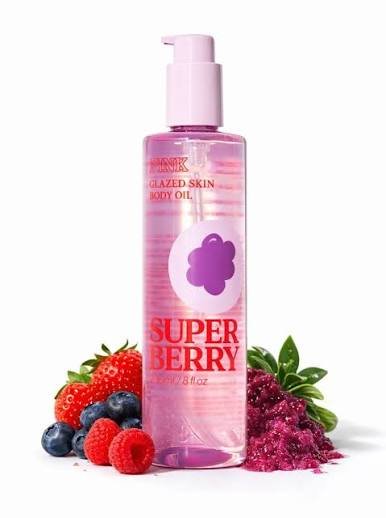 PINK GLAZED SKIN BODY OIL SUPER BERRY 236 ML