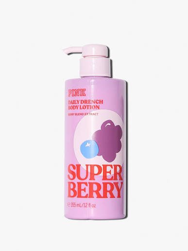PINK DAILY DRENCH BODY LOTION SUPER BERRY